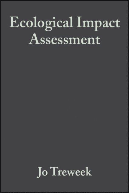 Jo Treweek - Ecological Impact Assessment, E-bok