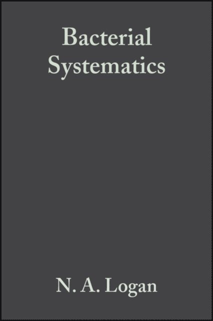 N. A. Logan - Bacterial Systematics, E-bok