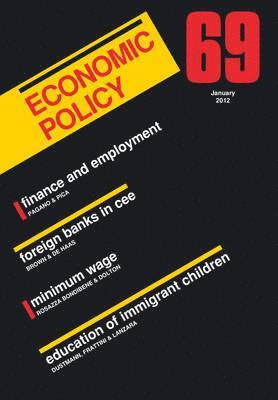 Georges De Menil, Richard Portes, Hans-Werner Sinn, Tullio Jappelli, Philip Lane, Refet Gürkaynak, Jan Van Ours - Economic Policy 69, Häftad