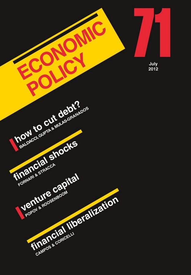 Georges De Menil, Richard Portes, Hans-Werner Sinn, Nicola Fuchs-Schündeln, Refet Gürkaynak, Tullio Jappelli, Philip Lane - Economic Policy 71, Häftad