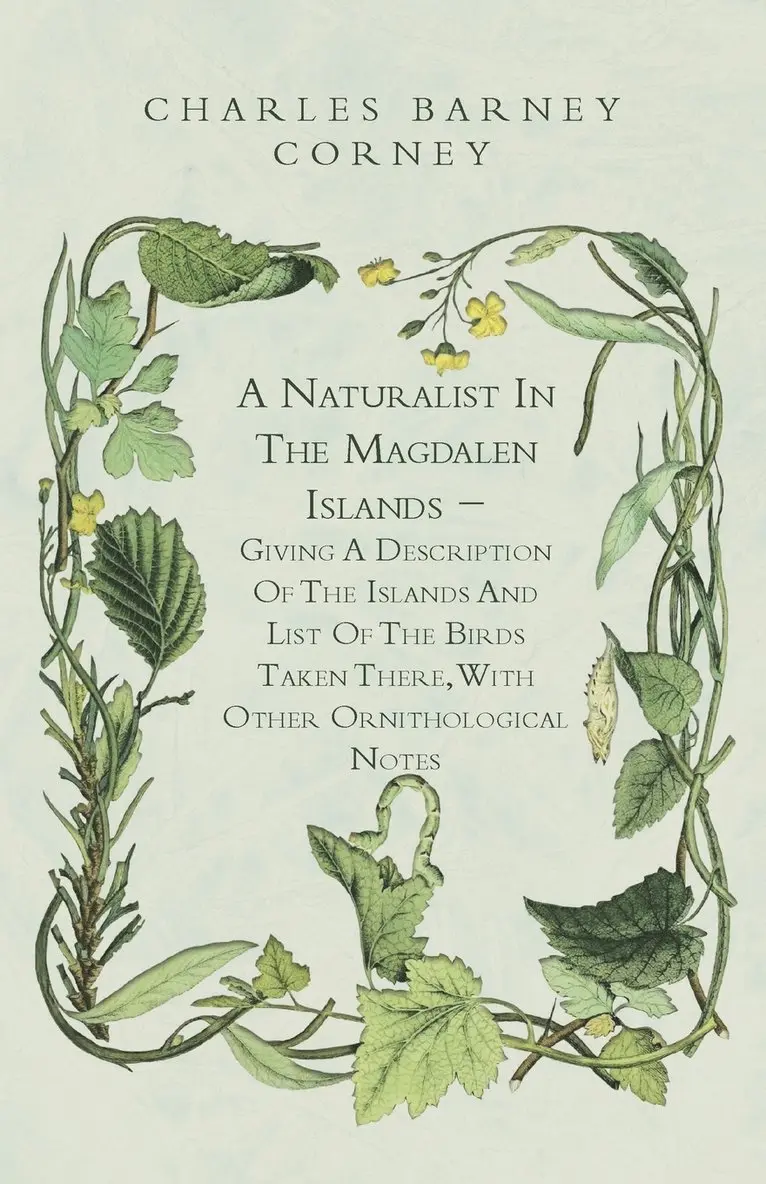 Charles Barney Cory - Naturalist In The Magdalen Islands - Giving A Description Of The Islands And List Of The Birds Taken There, With Other Ornithological Notes, Häftad. Tillgänglighet: Lägg i varukorg