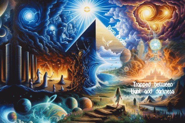 Dawn Avalon - Trapped between Light and darkness, E-bok