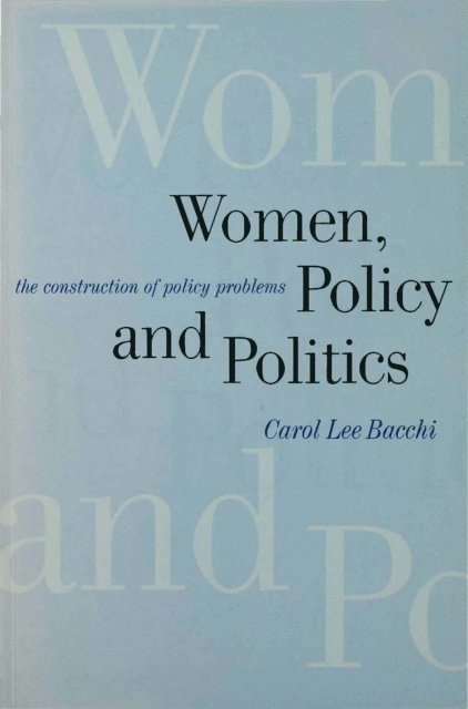 Carol Lee Bacchi - Women, Policy and Politics, E-bok