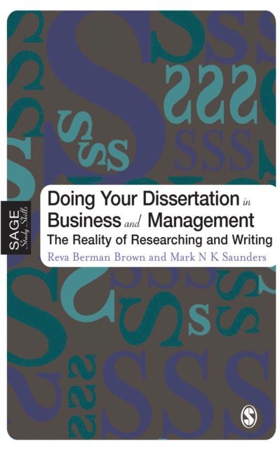 Reva Berman Brown - Doing Your Dissertation in Business and Management, E-bok