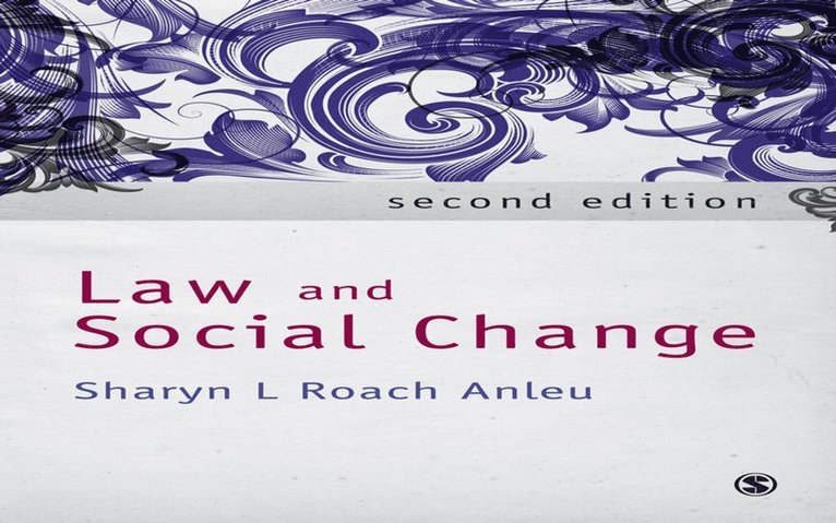 Sharyn L Roach Anleu - Law and Social Change, E-bok