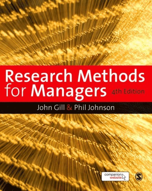 Phil Johnson, John Gill - Research Methods for Managers, E-bok