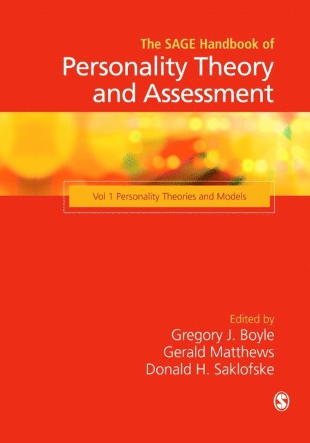 Donald H Saklofske, Gerald Matthews, Gregory J Boyle - SAGE Handbook of Personality Theory and Assessment, E-bok
