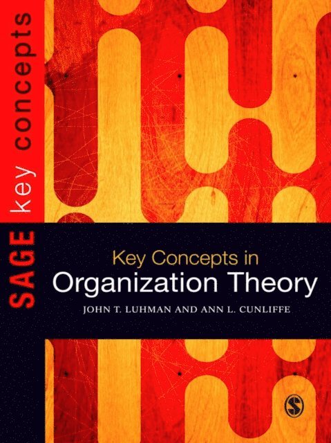 John T Luhman, Ann L Cunliffe - Key Concepts in Organization Theory, E-bok
