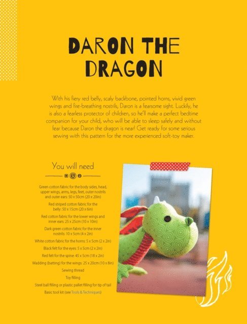 Mariska Vos Bolman - Daron the Dragon Soft Toy Pattern, E-bok