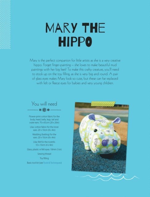 Mariska Vos Bolman - Mary the Hippo Soft Toy Pattern, E-bok