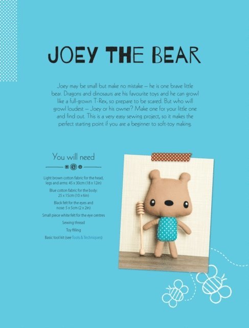 Mariska Vos Bolman - Joey the Bear Soft Toy Pattern, E-bok