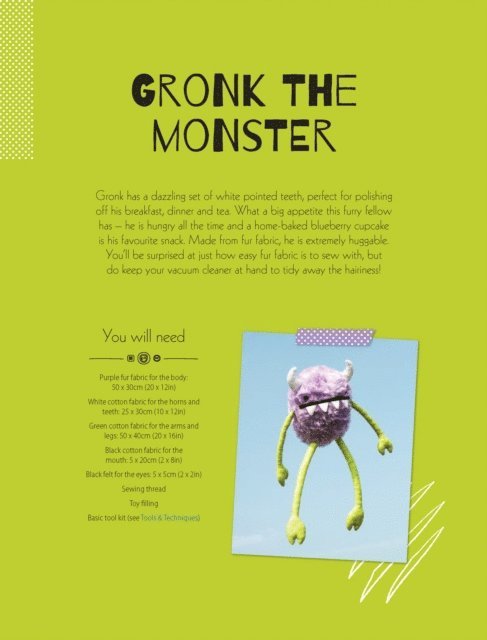 Mariska Vos Bolman - Gronk the Monster Soft Toy Pattern, E-bok