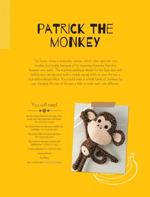 Mariska Vos Bolman - Patrick the Monkey Soft Toy Pattern, E-bok
