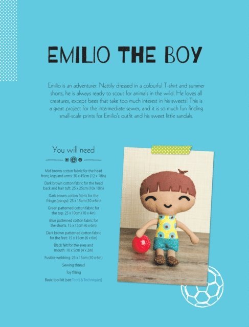 Mariska Vos Bolman - Emilio the Boy Soft Toy Pattern, E-bok