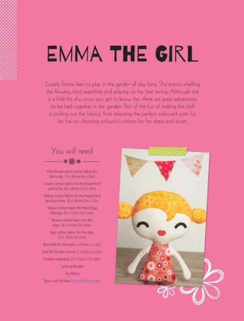 Mariska Vos Bolman - Emma the Girl Soft Toy Pattern, E-bok