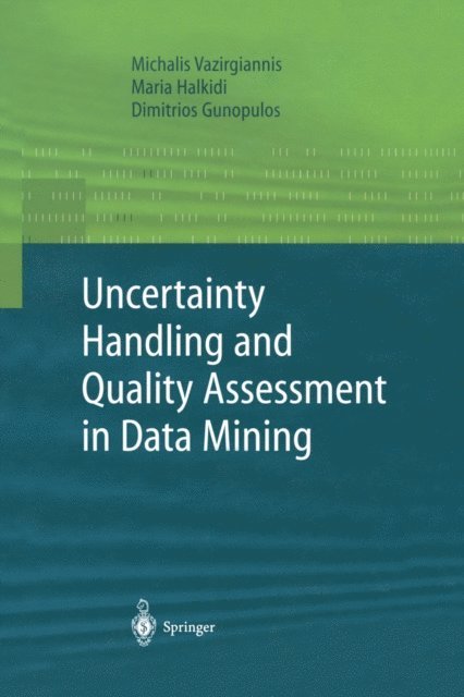 Dimitrious Gunopulos, Maria Halkidi, Michalis Vazirgiannis - Uncertainty Handling and Quality Assessment in Data Mining, E-bok