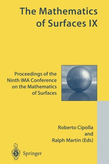 Ralph Martin, Roberto Cipolla - Mathematics of Surfaces IX, E-bok