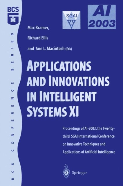 Ann Macintosh, Richard Ellis - Applications and Innovations in Intelligent Systems XI, E-bok