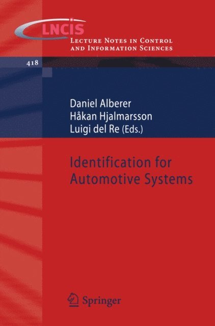 Luigi del Re, Hakan Hjalmarsson, Daniel Alberer - Identification for Automotive Systems, E-bok