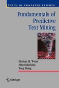 Fundamentals of Predictive Text Mining