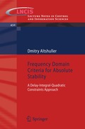 Frequency Domain Criteria for Absolute Stability