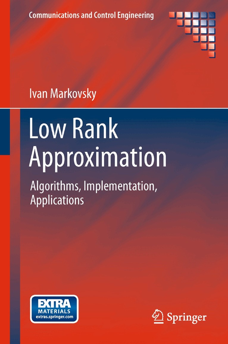Ivan Markovsky - Low Rank Approximation, Häftad