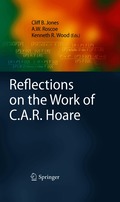 Reflections on the Work of C.A.R. Hoare
