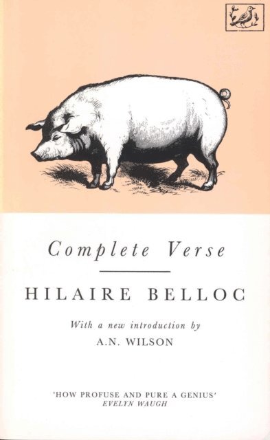 Hilaire Belloc - Complete Verse, E-bok