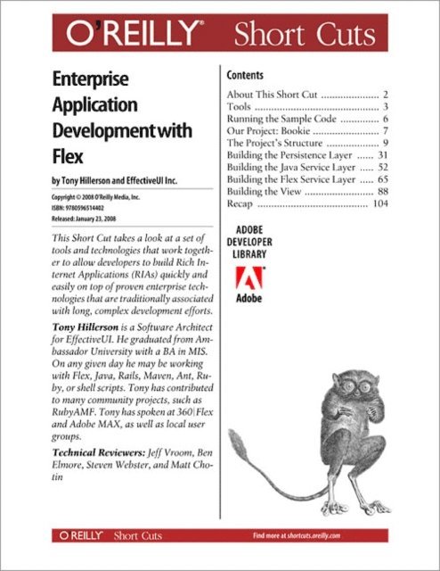 Tony Hillerson, The EffectiveUI Team - Agile Enterprise Application Development with Flex, E-bok