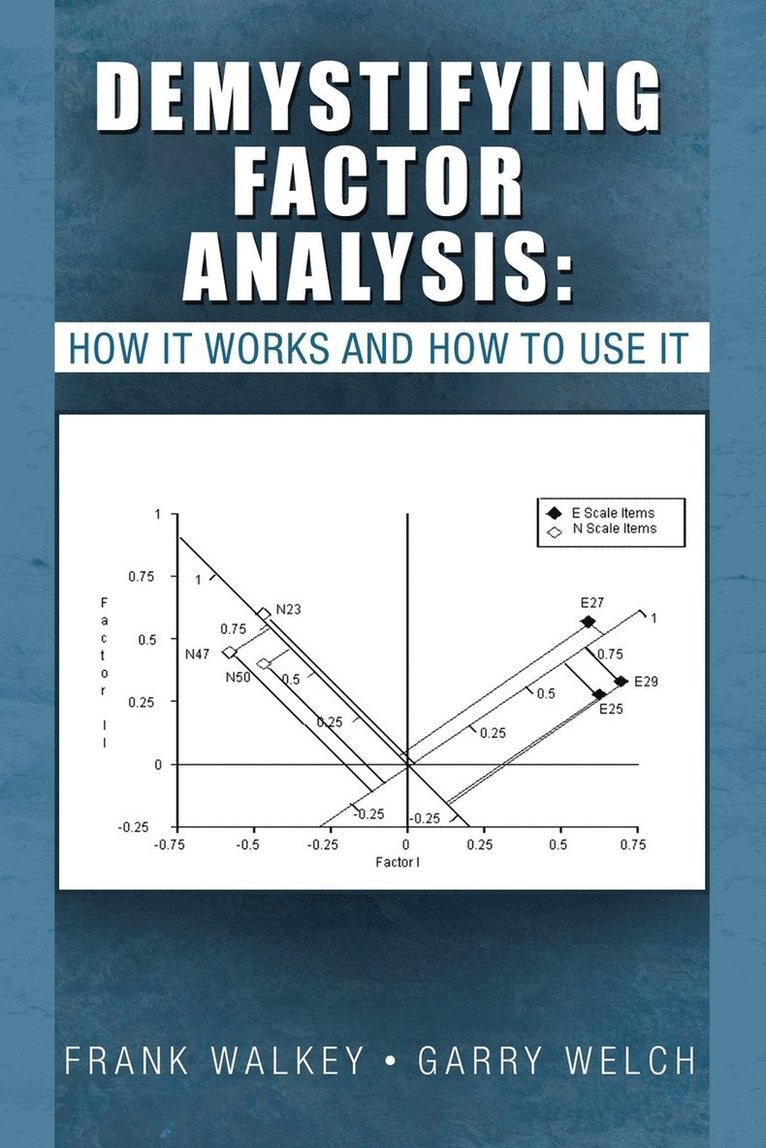 Frank Walkey Garry Welch - Demystifying Factor Analysis, Häftad