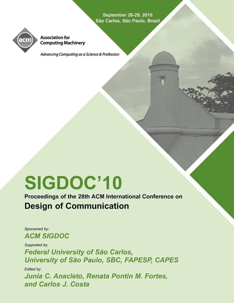 Sigdoc Conference Committee - SIGDOC 10 Proceedings of the 28th ACM International Conference on Design of Communication, Häftad. Tillgänglighet: Lägg i varukorg