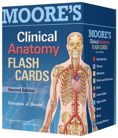 Moore's Clinical Anatomy Flash Cards av Douglas J Gould