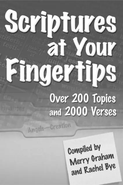 Rachel Bye, Merry Graham - Scriptures at Your Fingertips, E-bok. Tillgänglighet: Lägg i varukorg