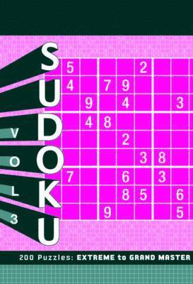 Zachary Pitkow - Sudoku Vol 3 Extreme to Grand Master, Häftad. Tillgänglighet: Lägg i varukorg
