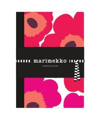 Skrivhäfte linjerad 3-pack - Marimekko Unikko röd