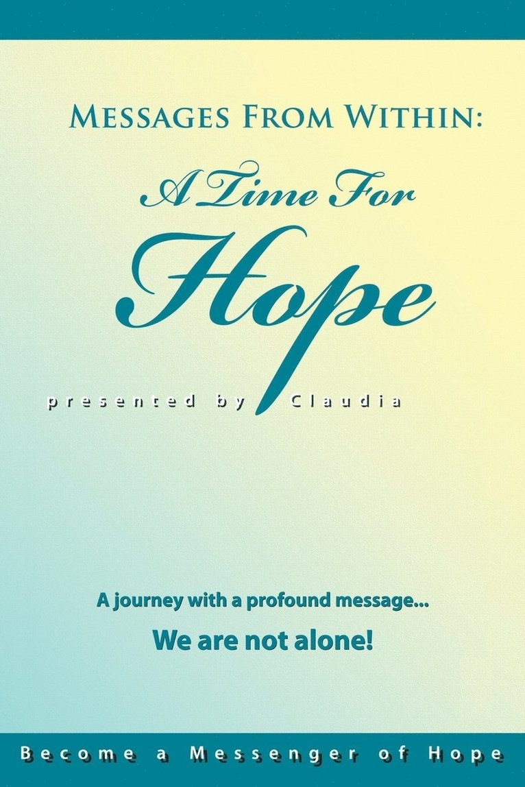 Claudia - Messages from Within, Häftad