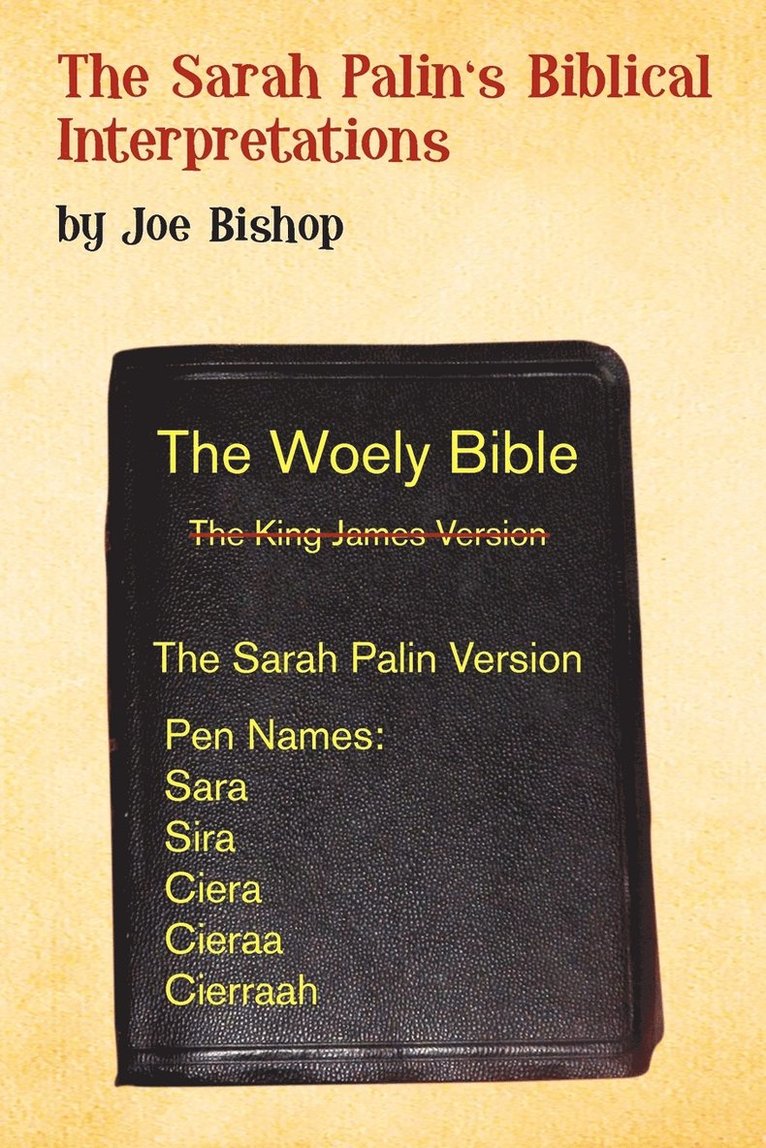 Sarah Palin's Biblical Interpretation