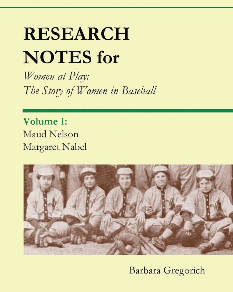 Barbara Gregorich - Research Notes for Women at Play, Häftad. Tillgänglighet: Lägg i varukorg