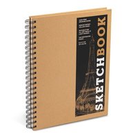 Sketchbook (basic large spiral Kraft)