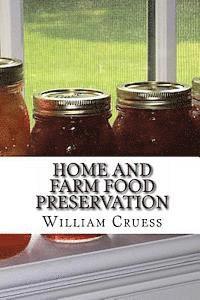 William V. Cruess - Home and Farm Food Preservation, Häftad. Tillgänglighet: Lägg i varukorg