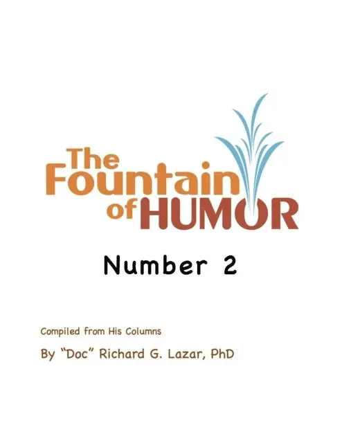Richard G. Lazar PhD - Fountain of Humor Number 2, E-bok. Tillgänglighet: Lägg i varukorg