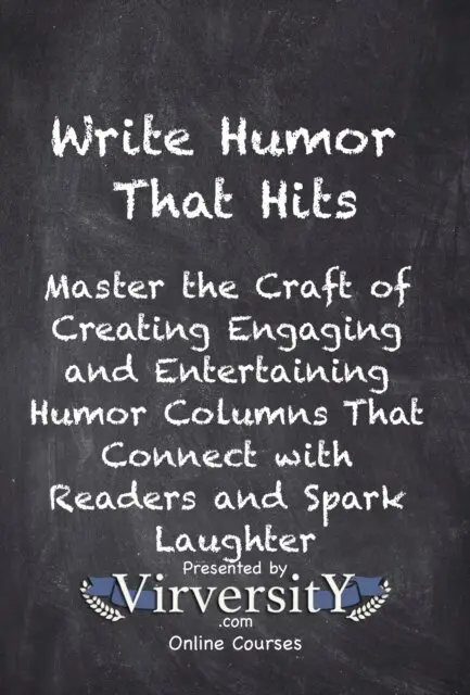 Virversity Online Courses - Write Humor That Hits, E-bok. Tillgänglighet: Lägg i varukorg