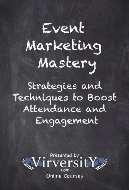 Virversity Online Courses - Event Marketing Mastery, E-bok. Tillgänglighet: Lägg i varukorg