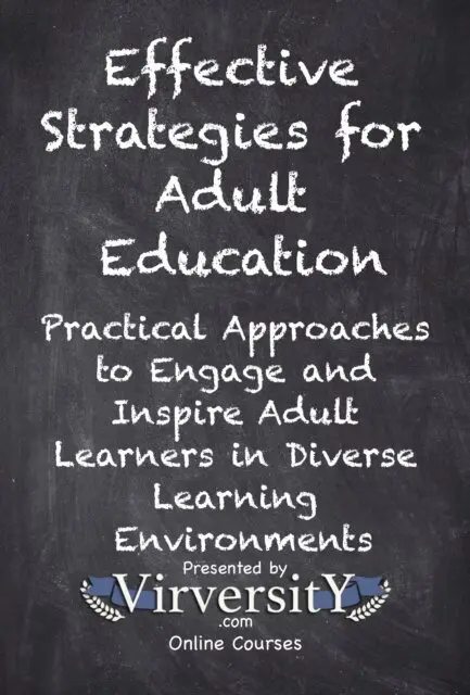 Virversity Online Courses - Effective Strategies for Adult Education, E-bok. Tillgänglighet: Lägg i varukorg