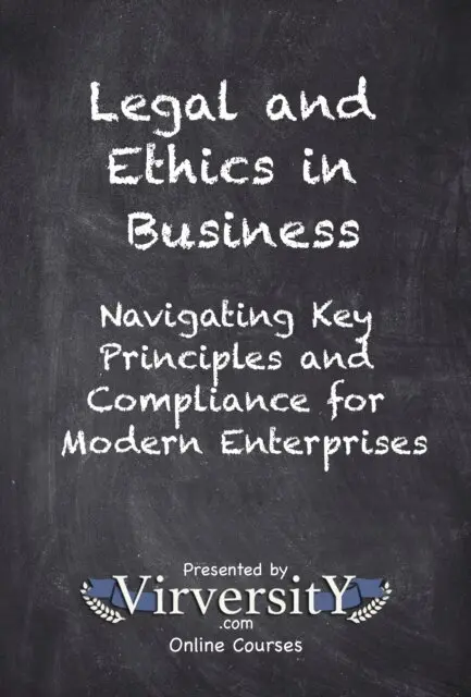 Virversity Online Courses - Legal and Ethics in Business, E-bok. Tillgänglighet: Lägg i varukorg