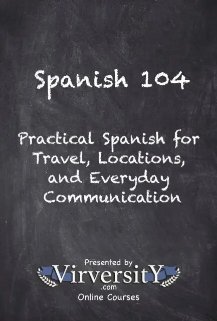 Virversity Online Courses - Spanish 104, E-bok. Tillgänglighet: Lägg i varukorg