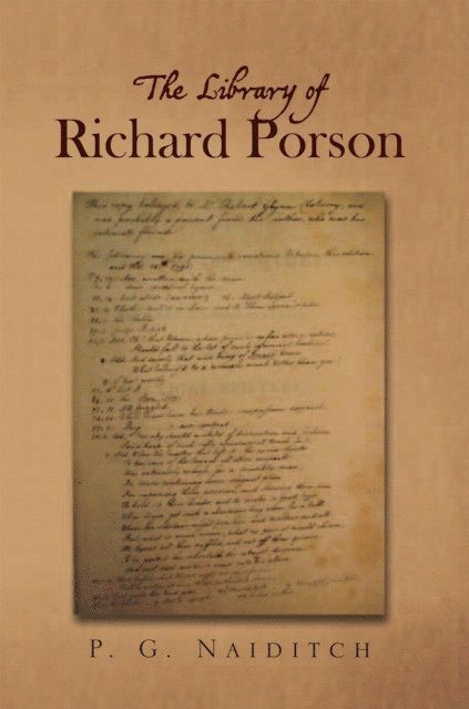 P. G. Naiditch - Library of Richard Porson, E-bok
