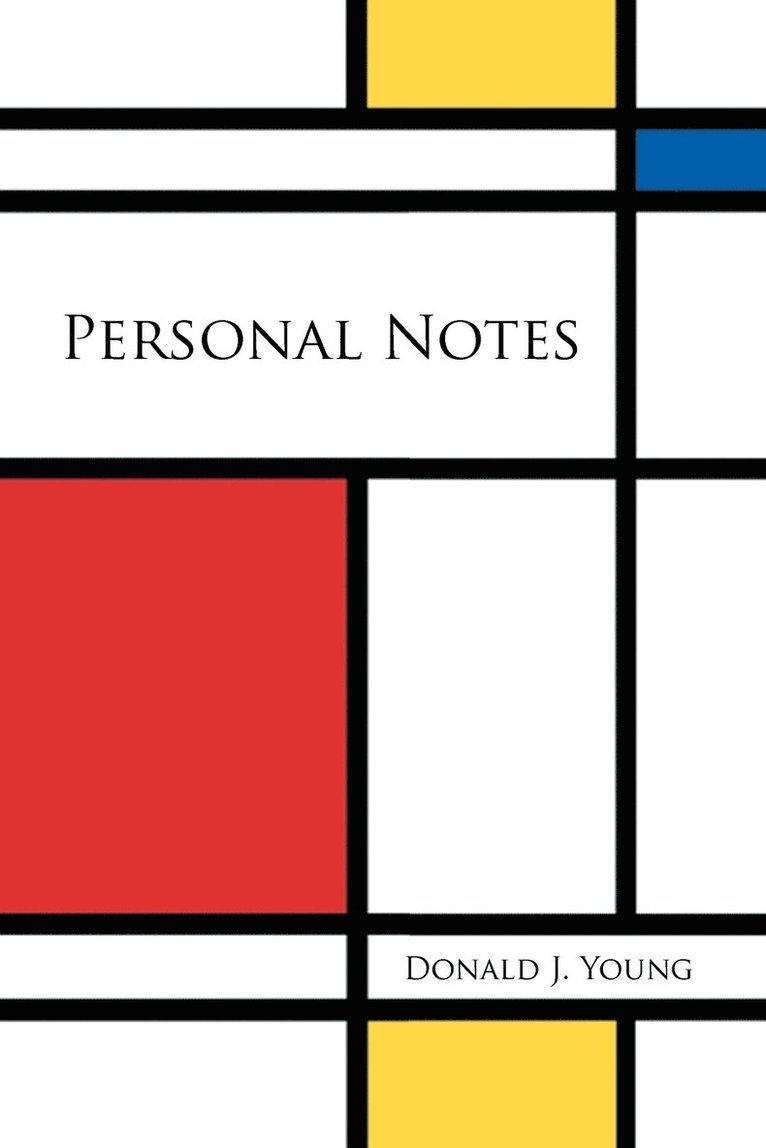 Donald J Young - Personal Notes, Häftad. Tillgänglighet: Lägg i varukorg
