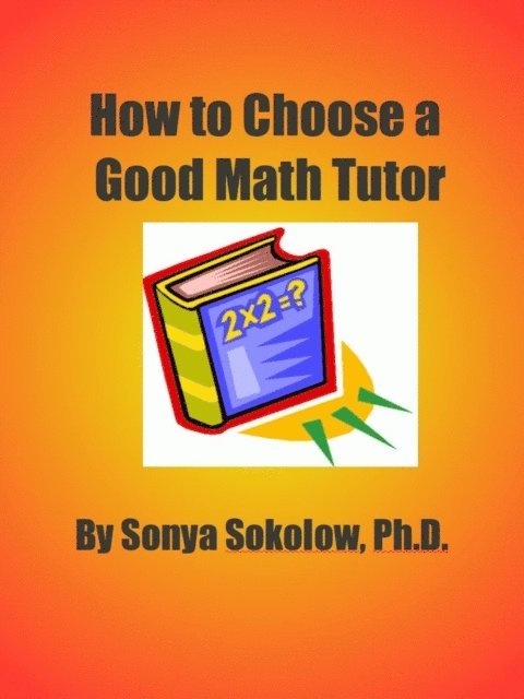 How To Choose A Good Math Tutor