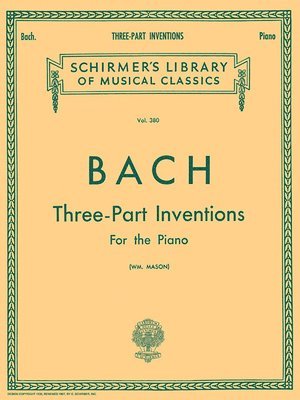 W. Mason - 15 Three-Part Inventions: Schirmer Library of Classics Volume 380 Piano Solo, Arr. Mason, Häftad. Tillgänglighet: Lägg i varukorg